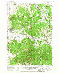 Download a high-resolution, GPS-compatible USGS topo map for Brownsville, OR (1967 edition)
