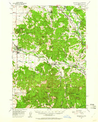 Download a high-resolution, GPS-compatible USGS topo map for Brownsville, OR (1960 edition)