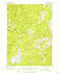 preview thumbnail of historical topo map of Douglas County, OR in 1955