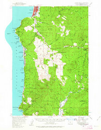 Download a high-resolution, GPS-compatible USGS topo map for Cannon Beach, OR (1963 edition)