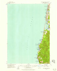 Download a high-resolution, GPS-compatible USGS topo map for Cape Foulweather, OR (1958 edition)