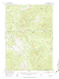 Download a high-resolution, GPS-compatible USGS topo map for Cascadia, OR (1984 edition)