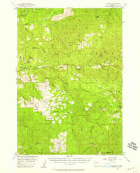 Download a high-resolution, GPS-compatible USGS topo map for Cascadia, OR (1958 edition)