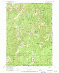 Download a high-resolution, GPS-compatible USGS topo map for Chetco Peak, OR (1971 edition)