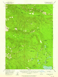 Download a high-resolution, GPS-compatible USGS topo map for Chucksney Mtn, OR (1958 edition)