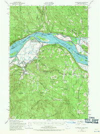 preview thumbnail of historical topo map of Clatskanie, OR in 1952