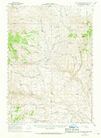 preview thumbnail of historical topo map of Malheur County, OR in 1966