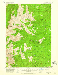 Download a high-resolution, GPS-compatible USGS topo map for Cornucopia, OR (1958 edition)