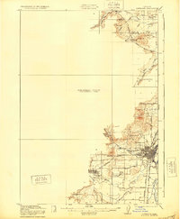 1921 Map of Corvallis, 1924 Print