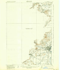 1921 Map of Corvallis, 1937 Print