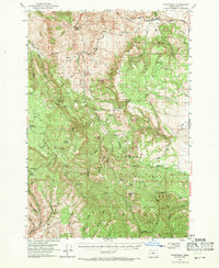 Download a high-resolution, GPS-compatible USGS topo map for Courtrock, OR (1971 edition)