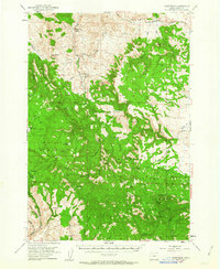 Download a high-resolution, GPS-compatible USGS topo map for Courtrock, OR (1963 edition)