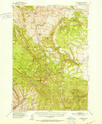 Download a high-resolution, GPS-compatible USGS topo map for Courtrock, OR (1952 edition)