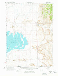 Download a high-resolution, GPS-compatible USGS topo map for Crane, OR (1977 edition)