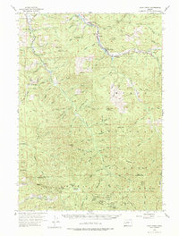 Download a high-resolution, GPS-compatible USGS topo map for Culp Creek, OR (1978 edition)