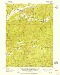 Download a high-resolution, GPS-compatible USGS topo map for Days Creek, OR (1956 edition)