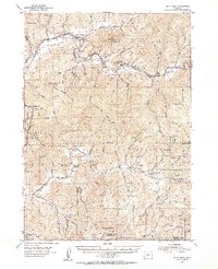 Download a high-resolution, GPS-compatible USGS topo map for Days Creek, OR (1956 edition)