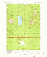 Download a high-resolution, GPS-compatible USGS topo map for Diamond Lake, OR (1976 edition)