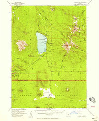 Download a high-resolution, GPS-compatible USGS topo map for Diamond Lake, OR (1958 edition)