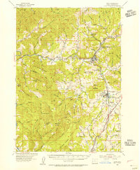 Download a high-resolution, GPS-compatible USGS topo map for Drain, OR (1956 edition)