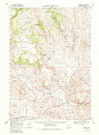 Download a high-resolution, GPS-compatible USGS topo map for Drewsey, OR (1984 edition)