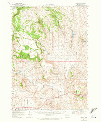 Download a high-resolution, GPS-compatible USGS topo map for Drewsey, OR (1972 edition)