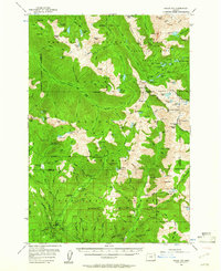 Download a high-resolution, GPS-compatible USGS topo map for Eagle Cap, OR (1961 edition)
