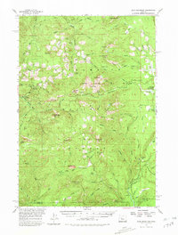 preview thumbnail of historical topo map of Linn County, OR in 1955