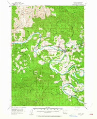Download a high-resolution, GPS-compatible USGS topo map for Elkton, OR (1964 edition)