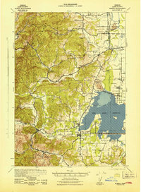 1942 Map of Elmira