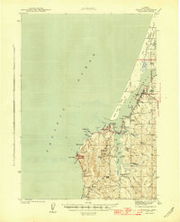 Download a high-resolution, GPS-compatible USGS topo map for Empire, OR (1944 edition)