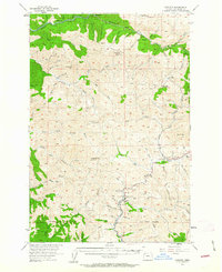 preview thumbnail of historical topo map of Tillamook County, OR in 1955