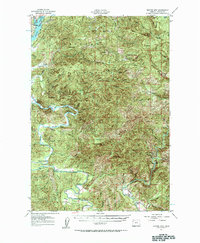 Download a high-resolution, GPS-compatible USGS topo map for Euchre Mtn, OR (1963 edition)