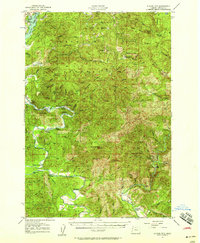 Download a high-resolution, GPS-compatible USGS topo map for Euchre Mtn, OR (1958 edition)