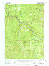 Download a high-resolution, GPS-compatible USGS topo map for Fish Creek Mtn, OR (1956 edition)