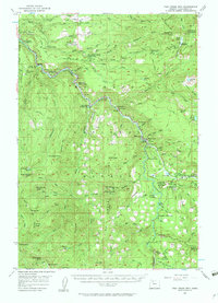 Download a high-resolution, GPS-compatible USGS topo map for Fish Creek Mtn, OR (1956 edition)