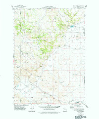 preview thumbnail of historical topo map of Malheur County, OR in 1974
