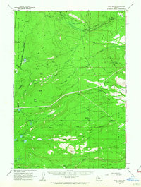 preview thumbnail of historical topo map of Wasco County, OR in 1961