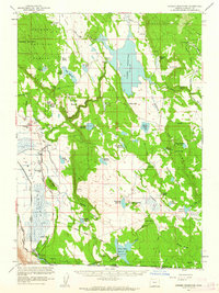 Download a high-resolution, GPS-compatible USGS topo map for Gerber Reservoir, OR (1963 edition)