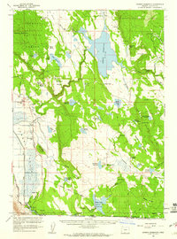 Download a high-resolution, GPS-compatible USGS topo map for Gerber Reservoir, OR (1961 edition)