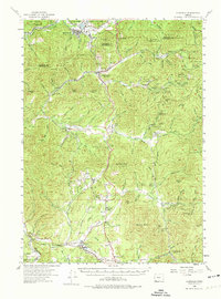 Download a high-resolution, GPS-compatible USGS topo map for Glendale, OR (1974 edition)