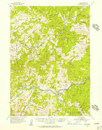 Download a high-resolution, GPS-compatible USGS topo map for Glide, OR (1957 edition)