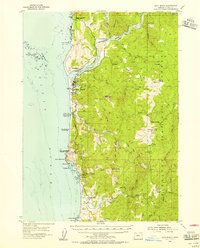 Download a high-resolution, GPS-compatible USGS topo map for Gold Beach, OR (1956 edition)