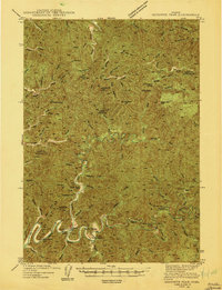 Download a high-resolution, GPS-compatible USGS topo map for Goodwin Peak, OR (1943 edition)