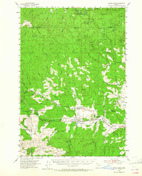 Download a high-resolution, GPS-compatible USGS topo map for Grand Ronde, OR (1965 edition)