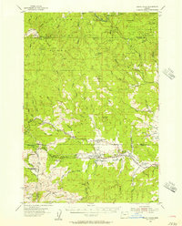 Download a high-resolution, GPS-compatible USGS topo map for Grand Ronde, OR (1957 edition)