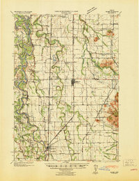 preview thumbnail of historical topo map of Halsey, OR in 1941