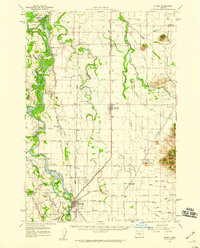 Download a high-resolution, GPS-compatible USGS topo map for Halsey, OR (1959 edition)