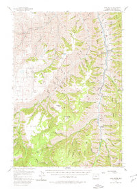 Download a high-resolution, GPS-compatible USGS topo map for Harl Butte, OR (1980 edition)