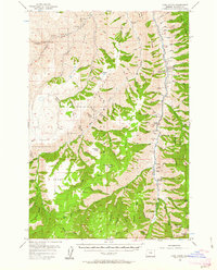 Download a high-resolution, GPS-compatible USGS topo map for Harl Butte, OR (1963 edition)